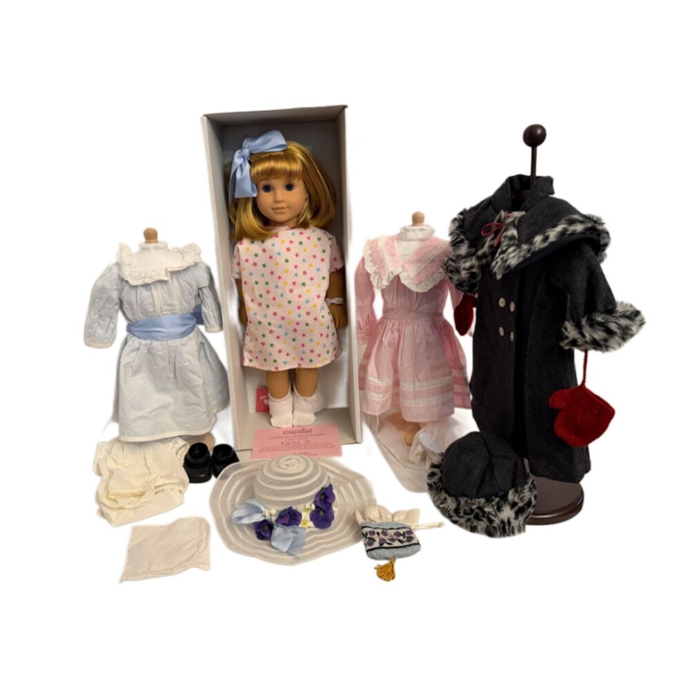 American Girl Nellie Doll Hospital Box Certificate Meet Accessories Outfits Lot
